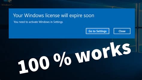 Windows 10 activation will expire soon